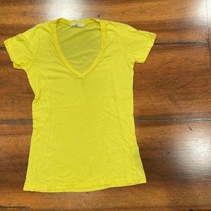 7 FOR ALL MANKIND | Pima cotton v-neck Tshirt | small